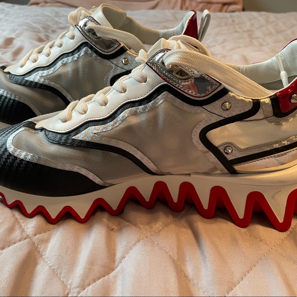 Mens Shark Louboutin shoes size 10